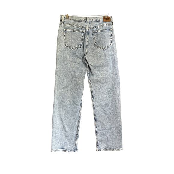 Denizen Levis Jeans Women's 10 Blue Stonewash 90's Loose Straight Stretch Denim - Picture 2 of 14